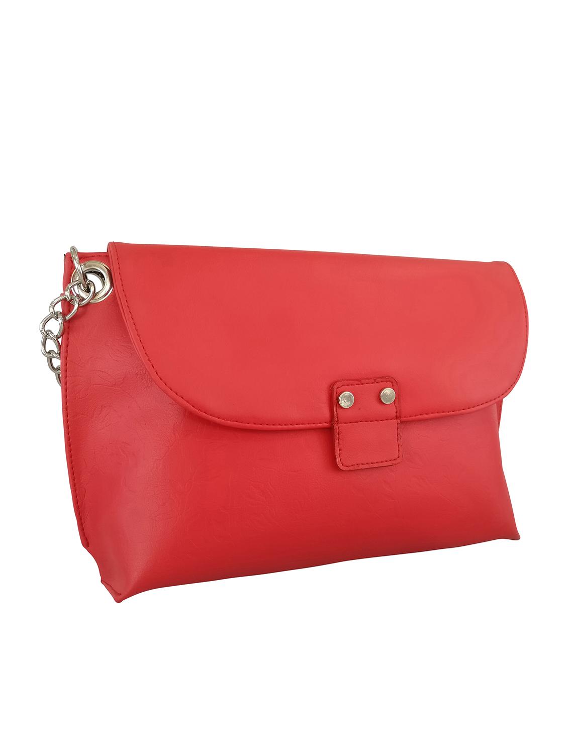 red leatherette sling bag - 13303439 - Standard Image - 3