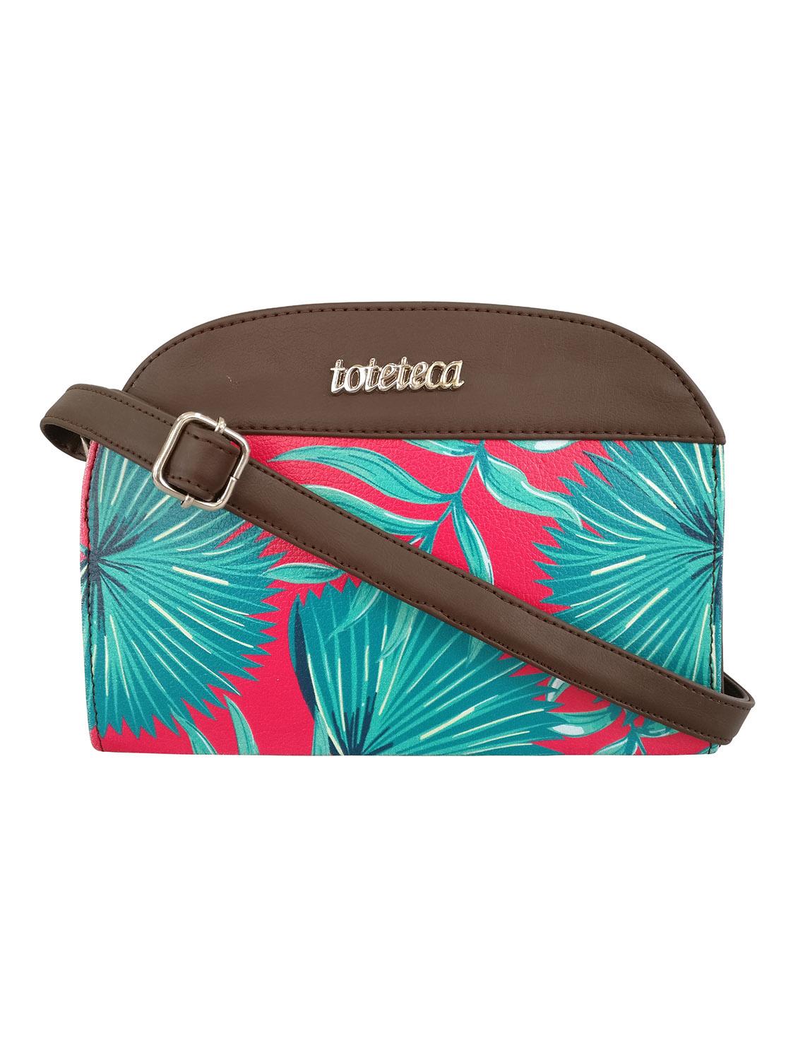 brown leatherette sling bag - 13303456 - Zoom Image - 0