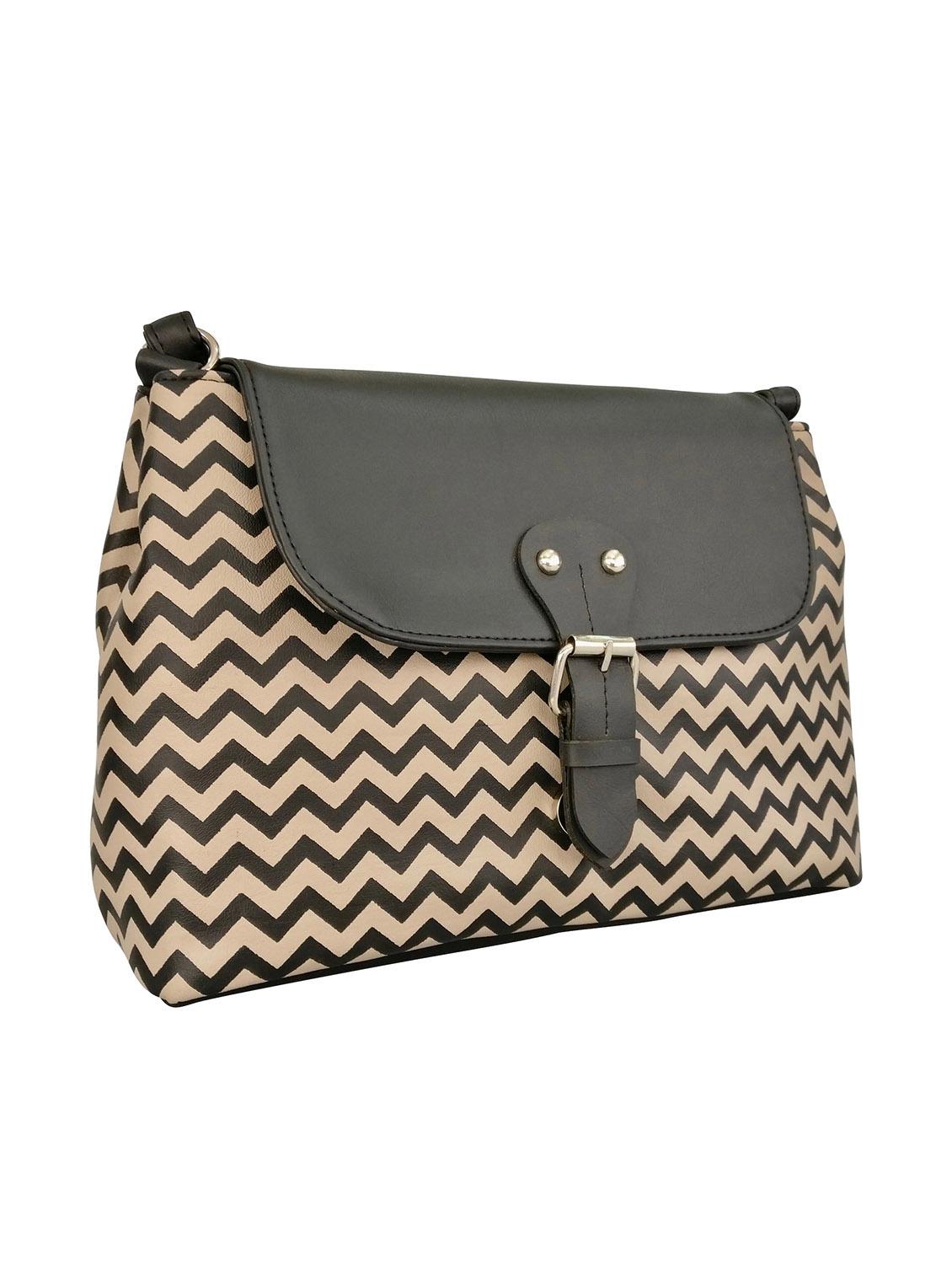 black leatherette sling bag - 13303460 - Standard Image - 3