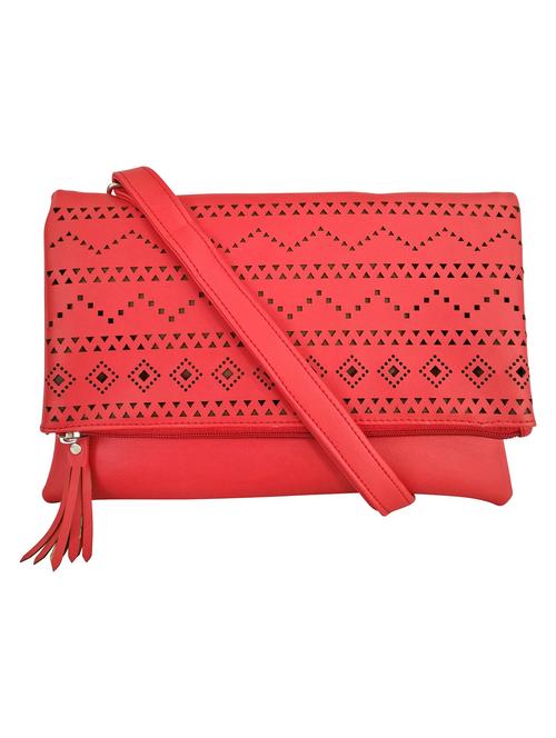 red leatherette  sling bag - 13303464 -  Standard Image - 0