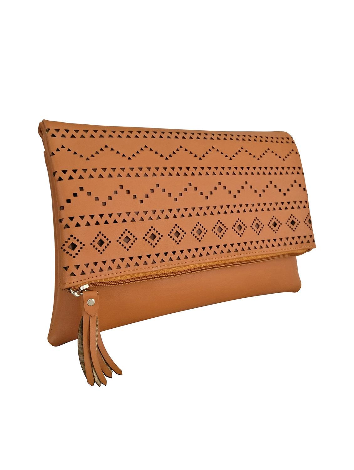 brown leatherette sling bag - 13303478 - Standard Image - 3