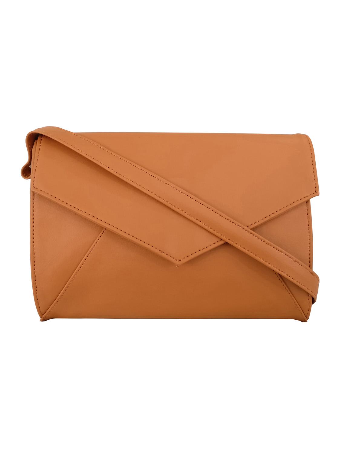 brown leatherette  sling bag - 13303482 -  Zoom Image - 0