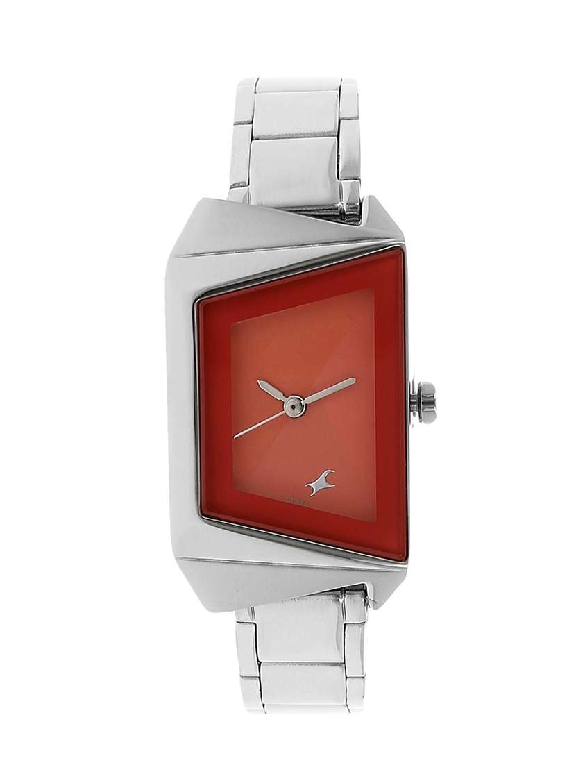 Buy online Fastrack Girls Metal Analog Pink Watch 6148sm02 from