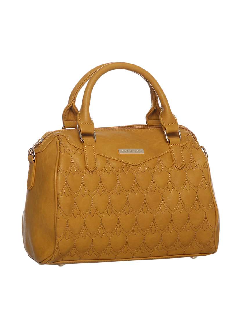 yellow leatherette handbag - 13310527 - Zoom Image - 0