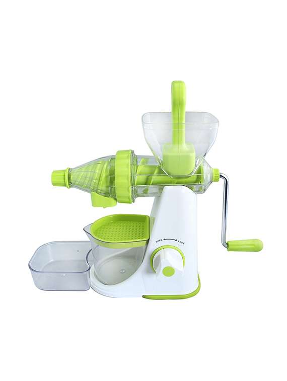Fruit & Vegetable Juicer, Fruit Juicer Mixer Grinder with Waste Collector & Steel Handle