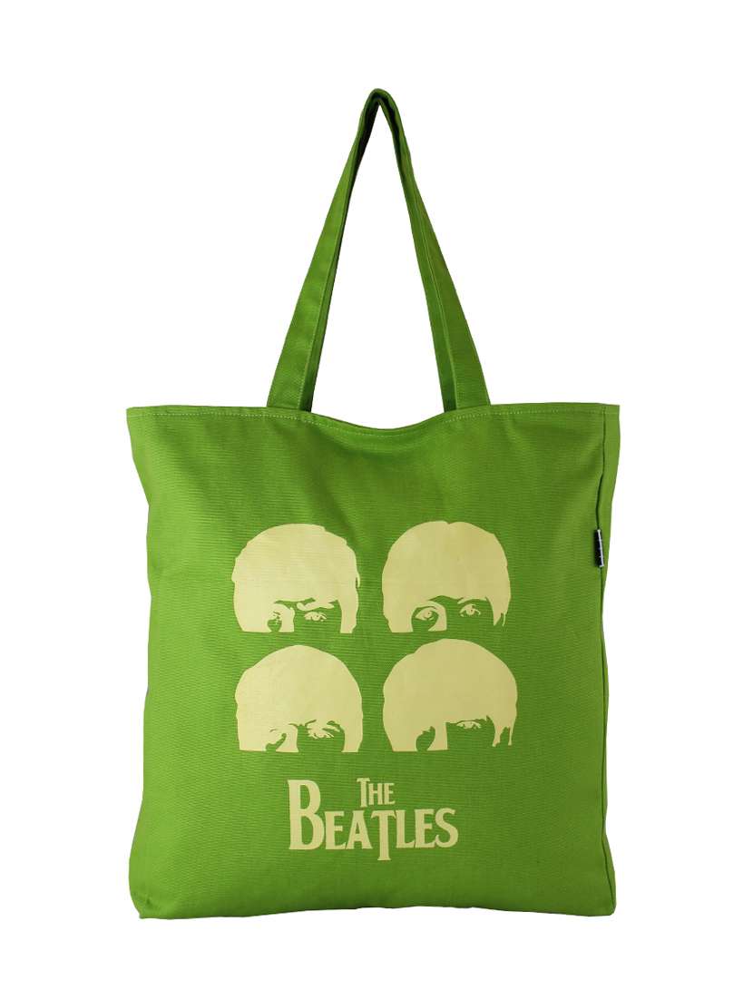 green canvas regular tote