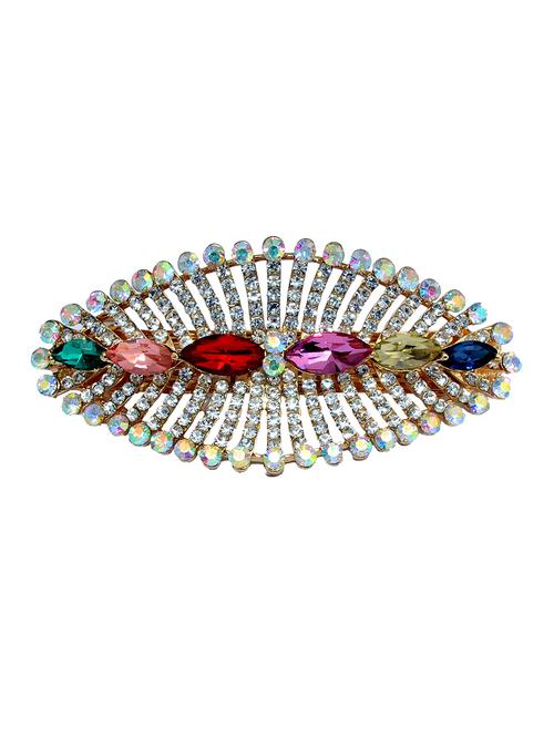 multi colored metal embellished hair clip - 13326157 - Standard Image - 0
