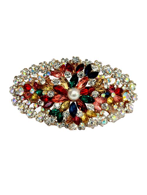 multi colored metal embellished hair clip - 13326207 -  Standard Image - 0