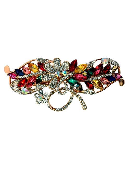 multi colored metal embellished hair clip - 13326223 - Standard Image - 0