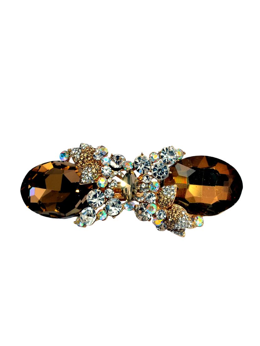 gold metal embellished hair clip - 13326233 -  Zoom Image - 0