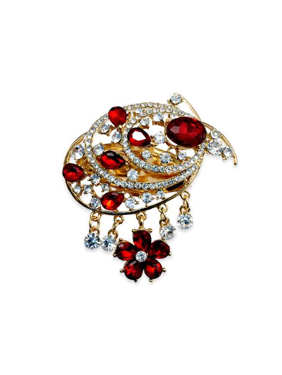 red metal brooch - 13328159 - Zoom Image - 0