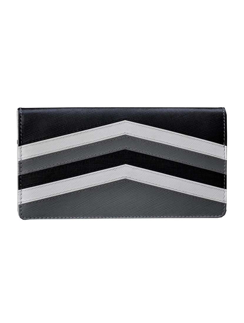 multi colored leather wallet