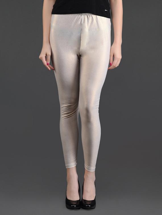 silver polyester leggings - 13345336 - Zoom Image - 0