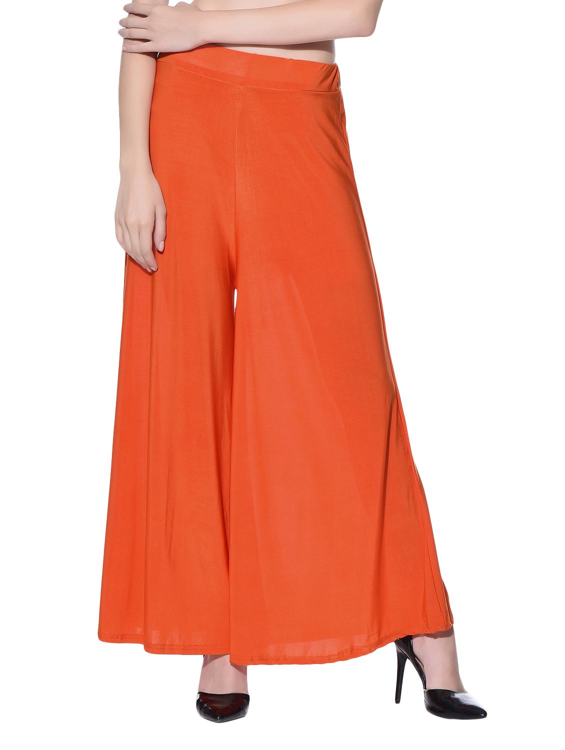 solid orange palazzo - 13345339 - Zoom Image - 0