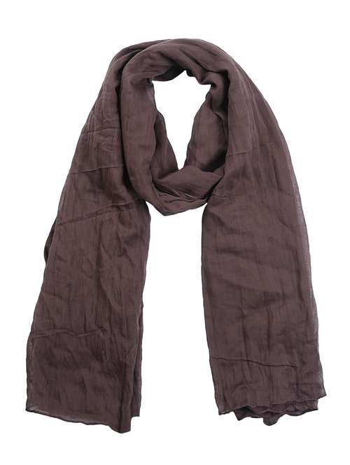brown cotton scarf - 13348650 - Standard Image - 0