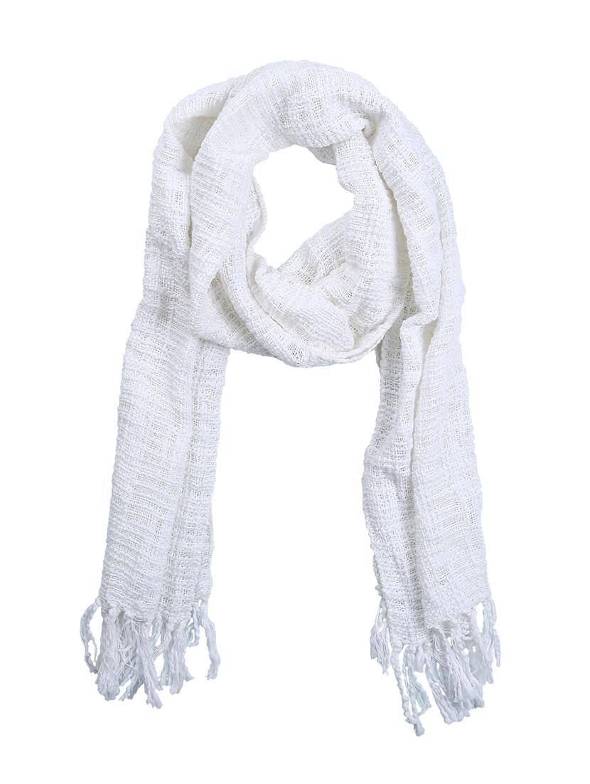 white cotton scarf - 13348665 - Zoom Image - 0
