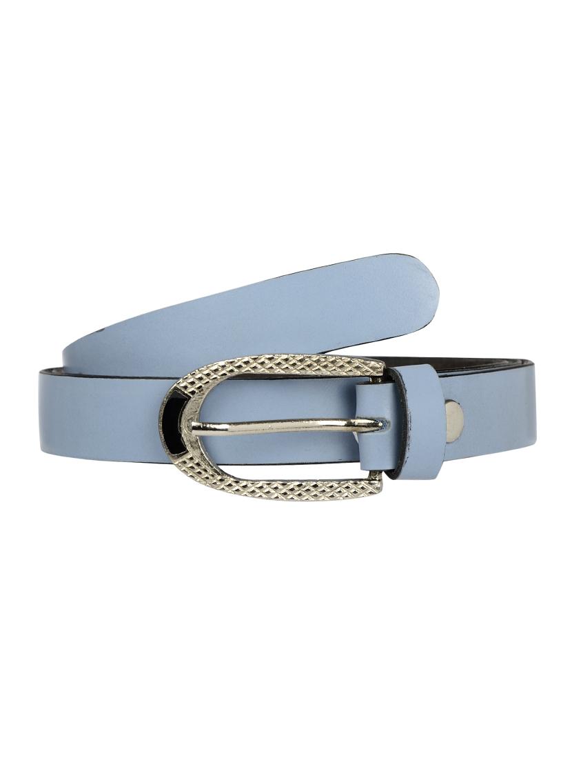blue leather belt - 13349958 - Zoom Image - 0