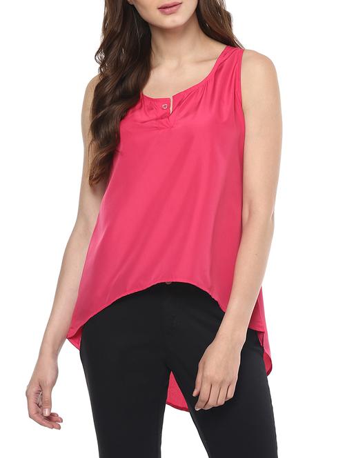 button detail asymmetric top - 13350696 - Standard Image - 0