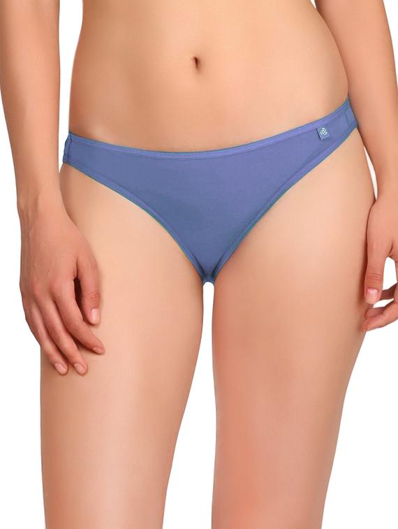 low rise solid bikini panty