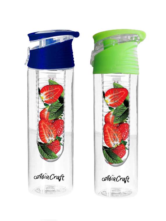 asiacraft water bottle with fruit infuser (800ml)