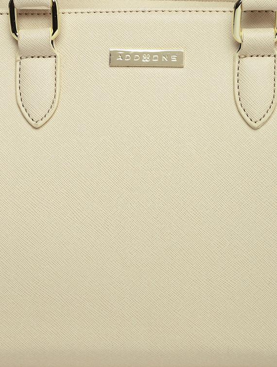 white leatherette handbag - 13359375 - Standard Image - 3