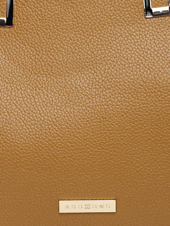 brown leatherette handbag - 13359377 - Standard Image - 3