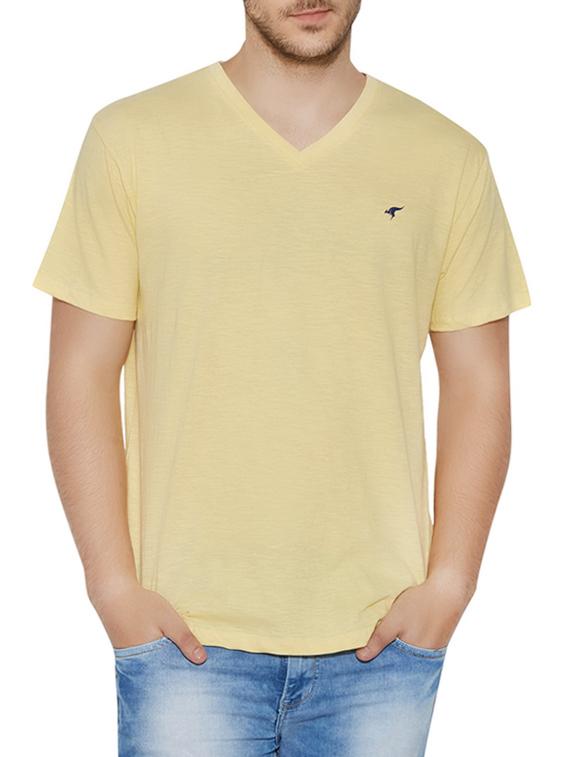 yellow cotton tshirt - 13362008 - Zoom Image - 0