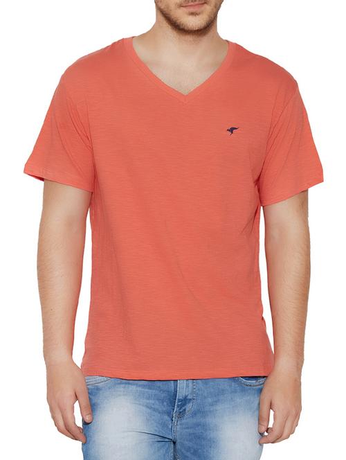 orange cotton tshirt - 13362009 - Standard Image - 0