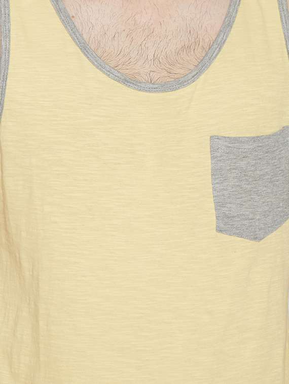 yellow cotton vest - 13362011 -  Standard Image - 3