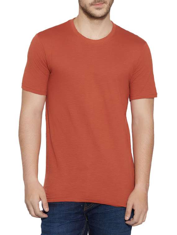 orange cotton tshirt - 13362035 - Zoom Image - 0