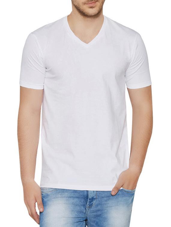 white cotton tshirt - 13362038 - Zoom Image - 0