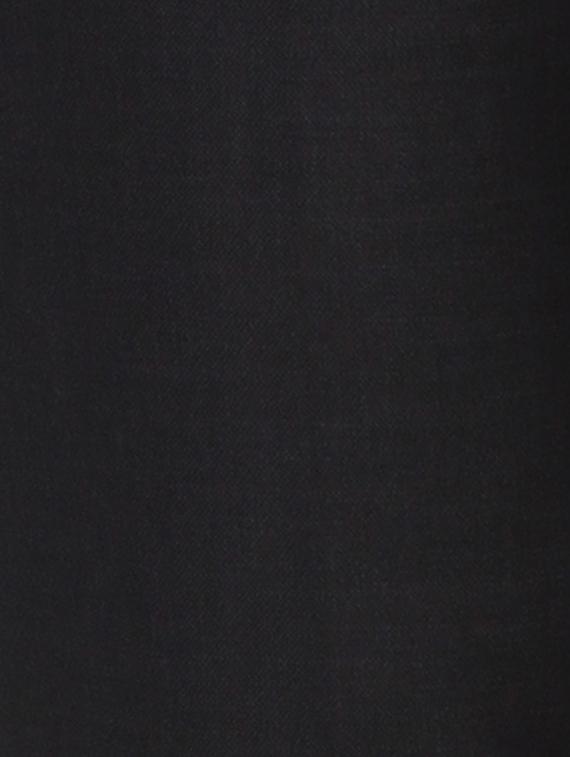black polyester flat front trousers formal trouser - 13367621 - Standard Image - 3