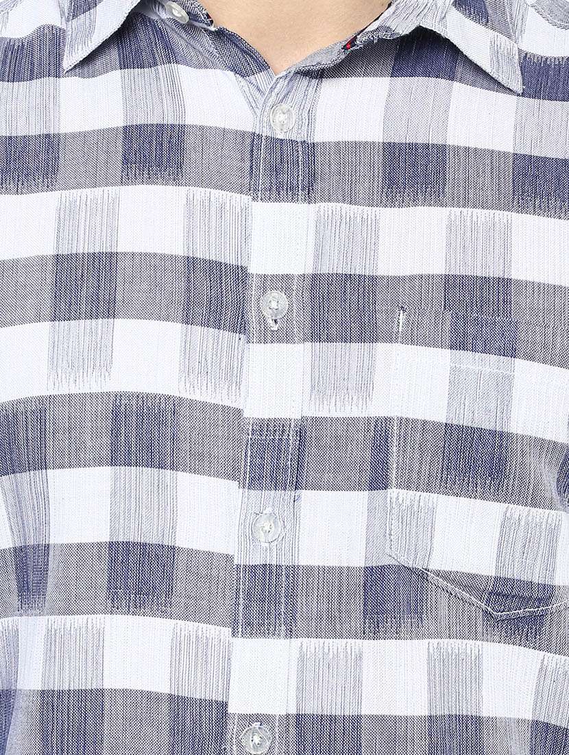 mens checks casual shirt - 13376830 -  Standard Image - 3