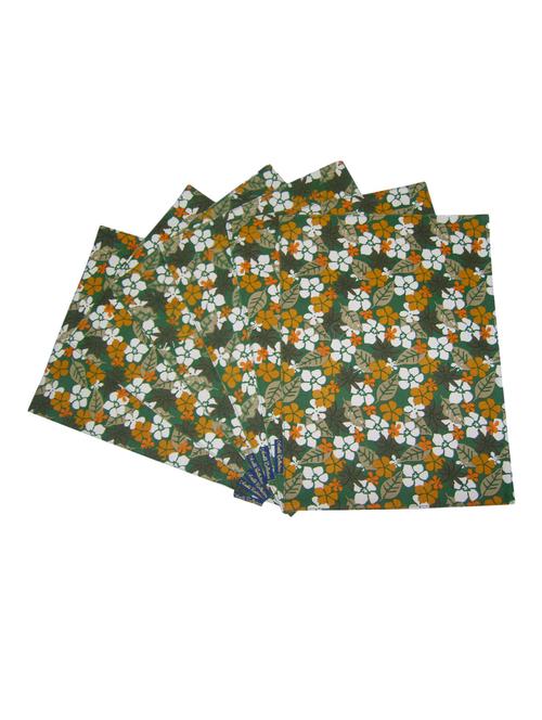 floral printed set of 6 cotton table mat - 13382830 -  Standard Image - 0