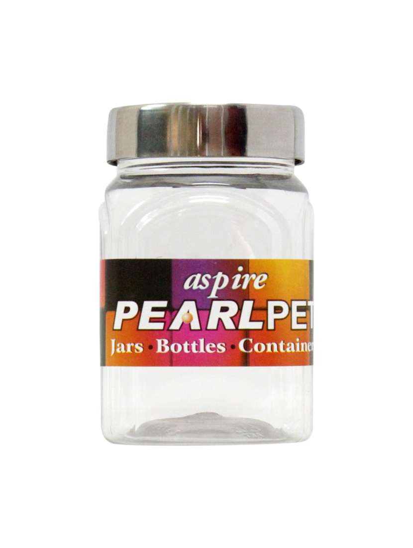 pearlpet transparent 63mm 400 ml aspire jar set of 3 pcs