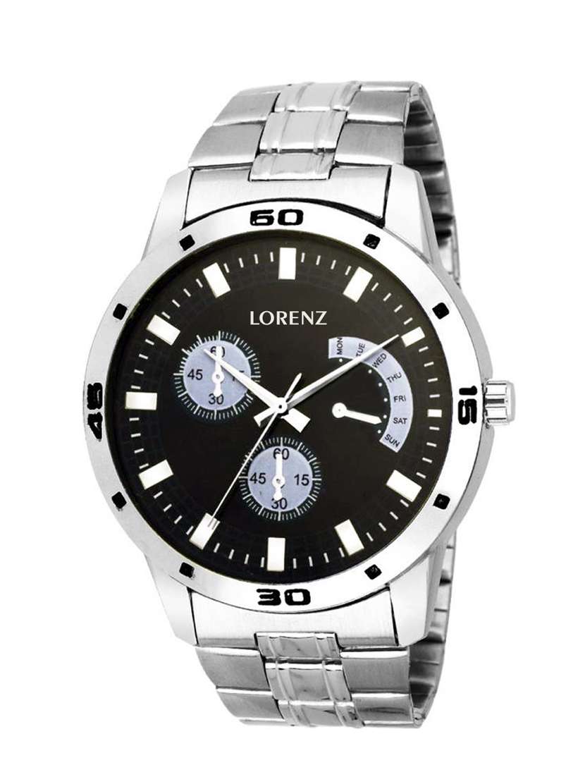 lorenz mk-1011a x3 black dial men's watch - 13389821 - Zoom Image - 0