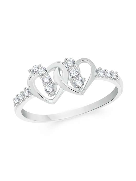 silver metal finger  ring