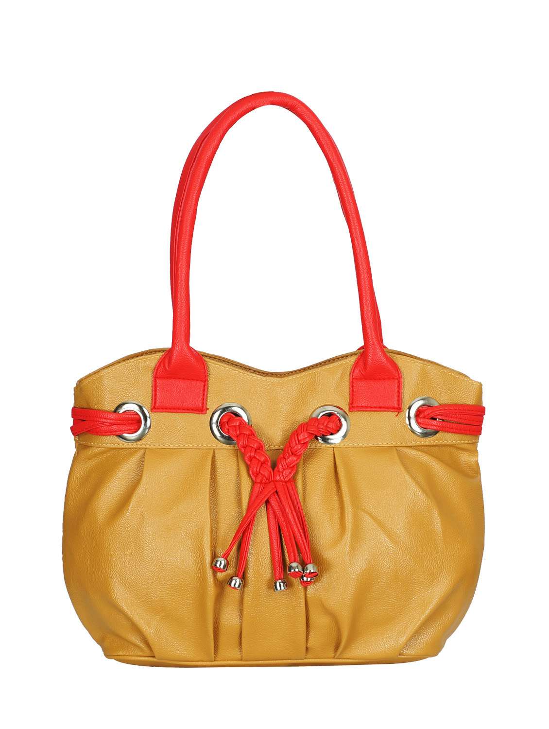 beige leatherette  handbag