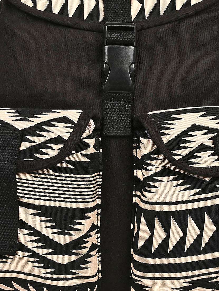 black canvas regular backpack - 13395289 -  Standard Image - 3