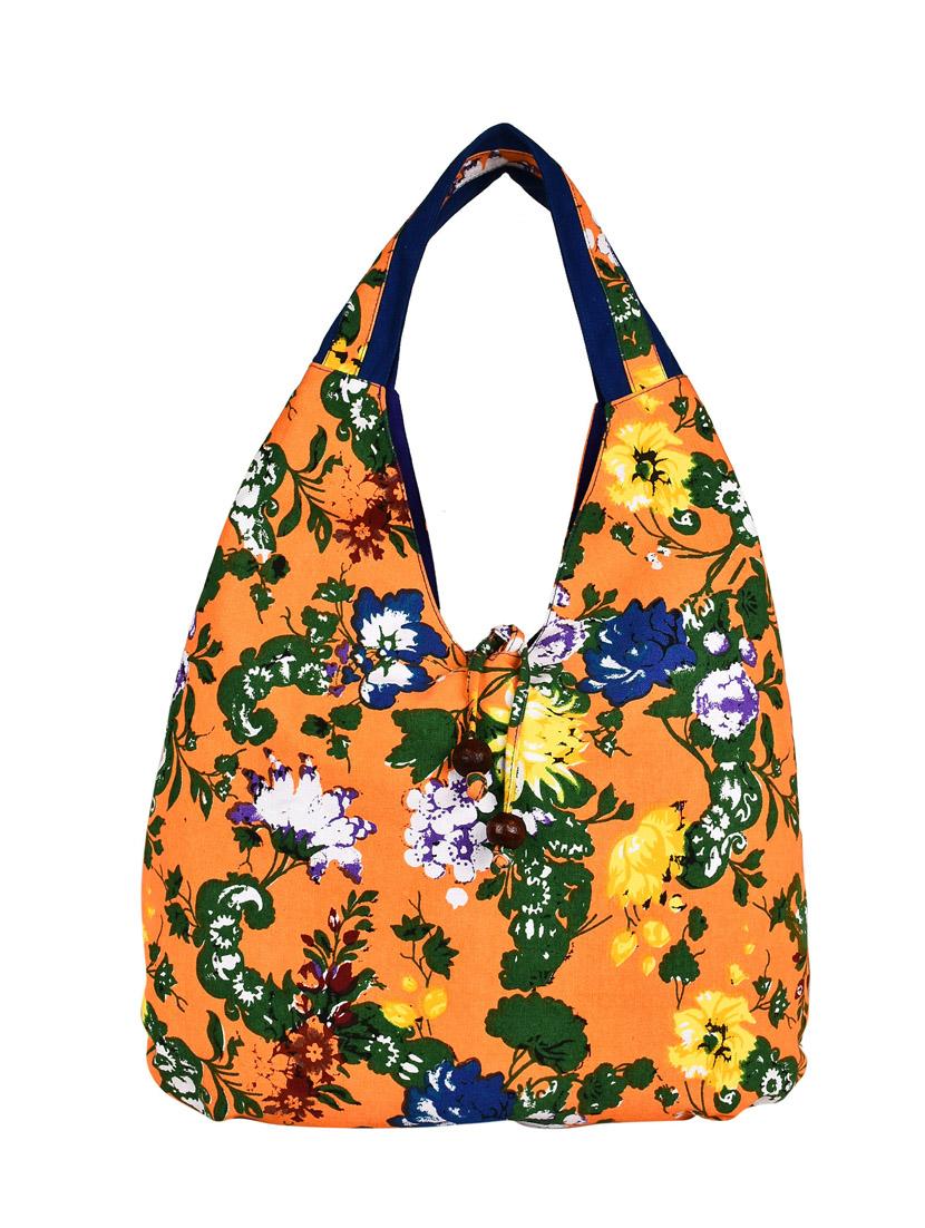 orange canvas handbag - 13395305 - Zoom Image - 0
