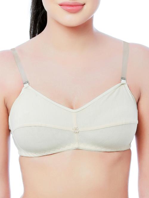 floral patch detachable strap bra - 13395815 - Standard Image - 0