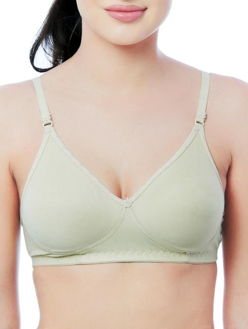 bow patch solid bra - 13395909 - Standard Image - 0