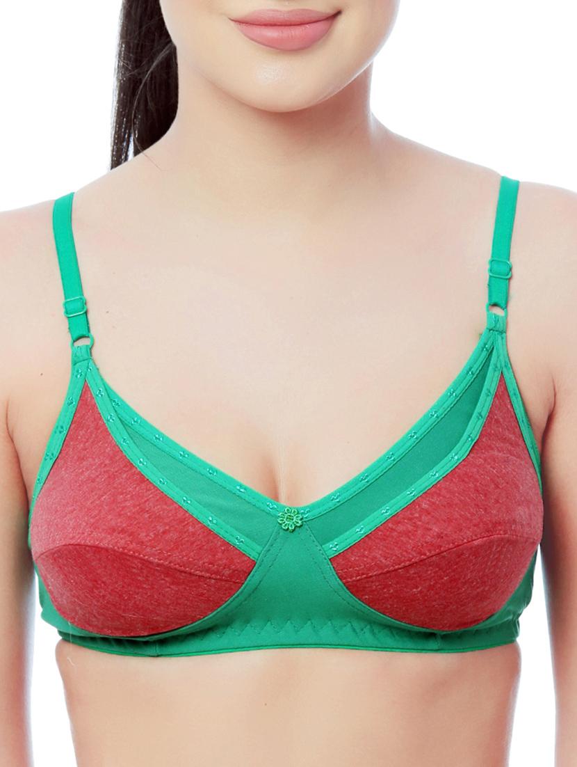 contrast detail solid bra  - 13397017 -  Zoom Image - 0