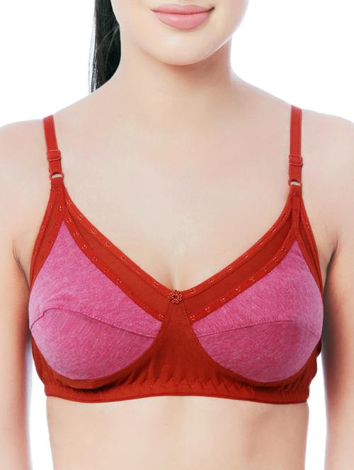 floral patch contrast detail bra  - 13397018 -  Standard Image - 0