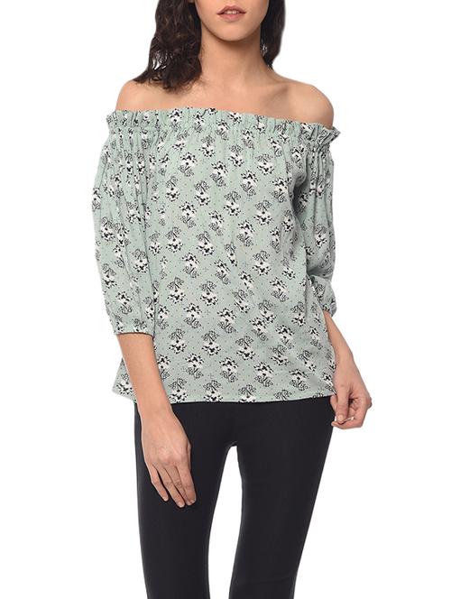 women's straight off shoulder top - 13397197 -  Standard Image - 0