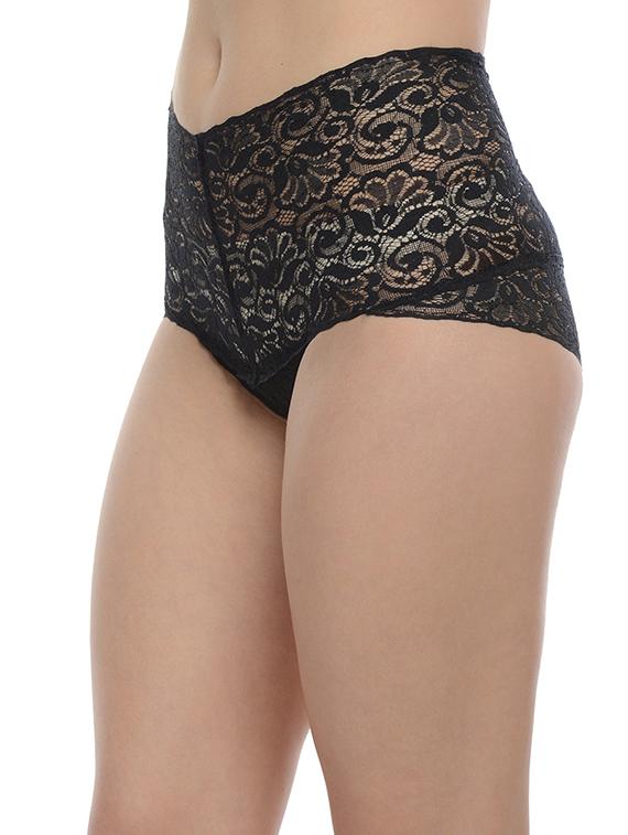 set of 2 multi colored lace boy shorts - 13406572 - Standard Image - 5