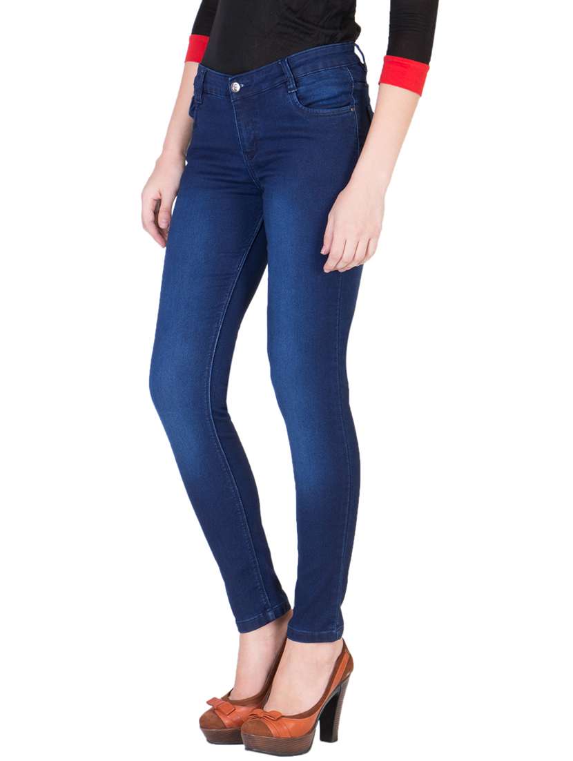 purple feather jeans