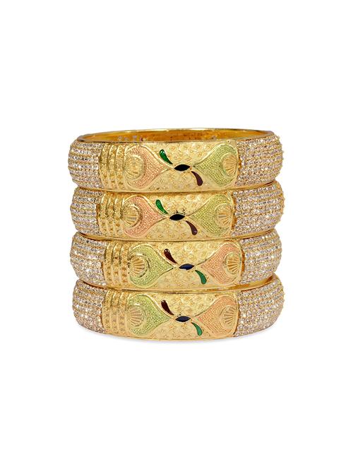 multi colored brass bangle - 13410661 -  Standard Image - 0