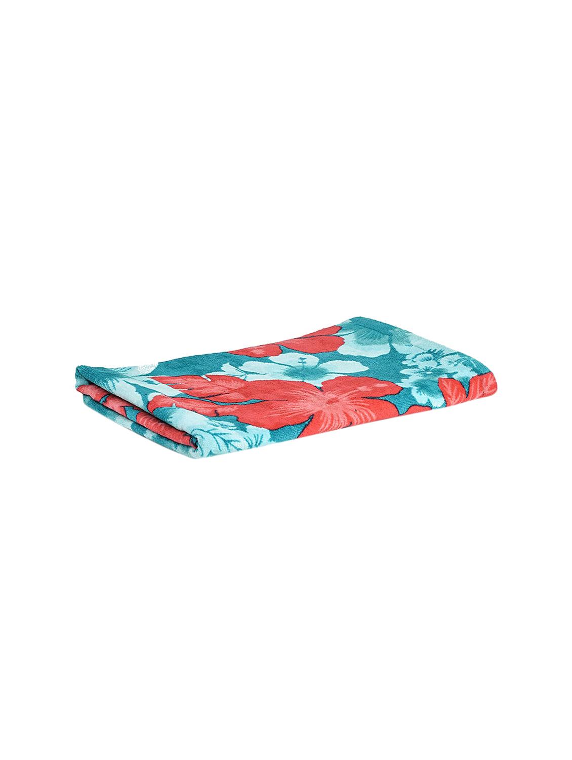 first row blue cotton bath towel - 13419364 -  Zoom Image - 0