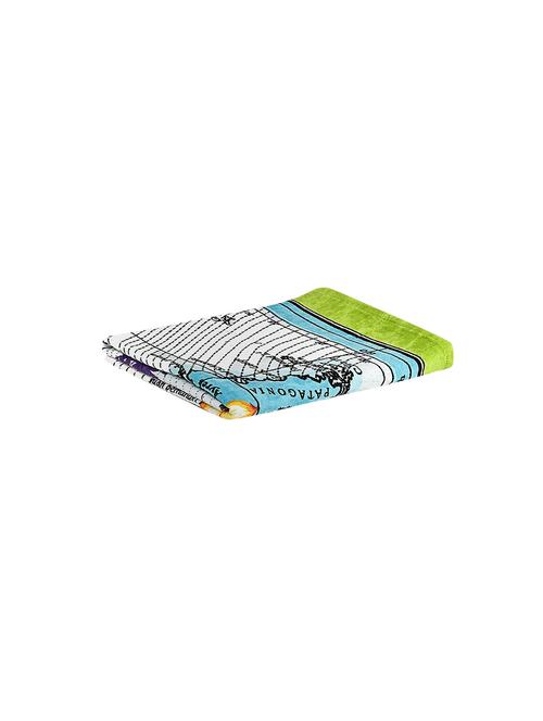 first row cotton printed bath towel - 13419365 - Standard Image - 0